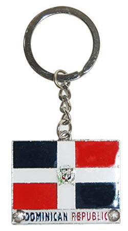 Dominican Republic Flag Souvenir Keychain