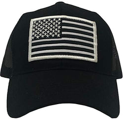 Embroidered American City Stylish Multi-Color Cap | Unisex Cotton Baseball Cap (USA Black)