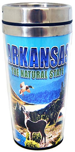 Collection of City Branded Beautifully Designed Travel Mugs (Arkansas)