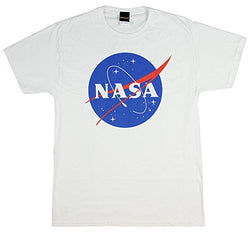Fifth Sun NASA Logo Adult T-Shirt - White Small