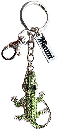 CityDreamShop Diamond Bedazzled Crocodile/Alligator Keychain