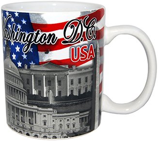 American Cities and States of 11 oz Coffee Mugs (Washington D.C.)
