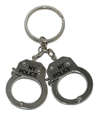 New York Police Metal Novelty Handcuff Keychain