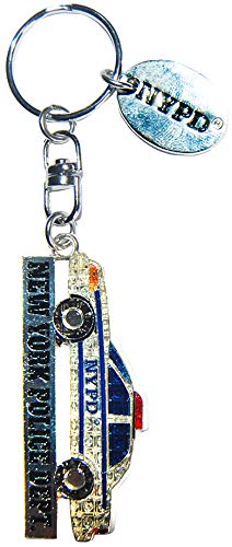 NYPD Official Police Car Souvenir Keychain