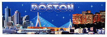 American Cities and States of Magnets (Boston Skyline)