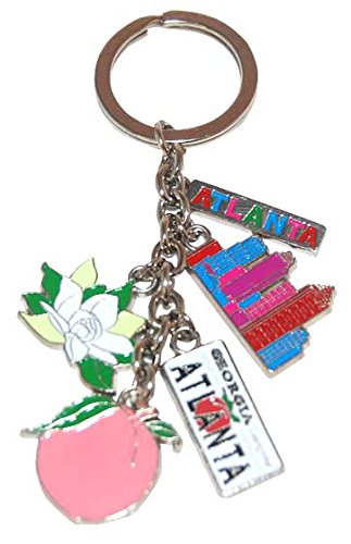American Cities and States Metal Quality Keychains (Atlanta)