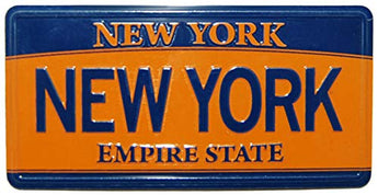 New York License Plate Novelty Magnet | Empire State License Plate Magnet | Perfect Souvenir Gift Collection for Men & Women Who Loves New York & Empire State