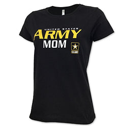 Ladies US Army Mom T-Shirt, small, black