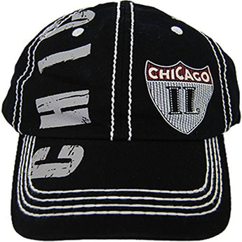 CityDreamShop Selection of Chicago Adjustable Hats and Caps (Chicago Patch)
