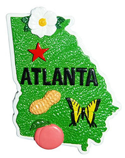 American Cities and States of Magnets (Atlanta Magnet)