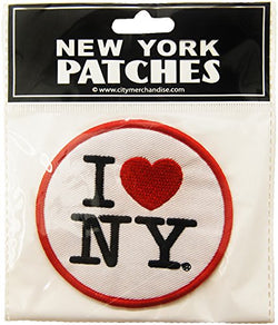 USA Company Patch, I Love New York, White