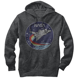 NASA Space Rocket Mens Graphic Lightweight Hoodie,X-Large