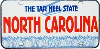 USA-States License Plate Magnets (North Carolina)
