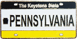 USA-States License Plate Magnets (Pennsylvania)