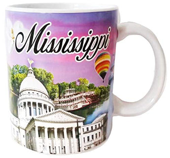 State of Mississippi Beautifully Designed 11 Ounce Coffee Mug
