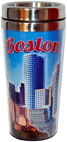 Collection of City Branded Beautifully Designed Travel Mugs (Boston)