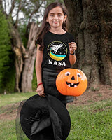 CityDreamShop NASA Retro Rocket-Ship Short Sleeve Kids T-Shirt (XL) Black