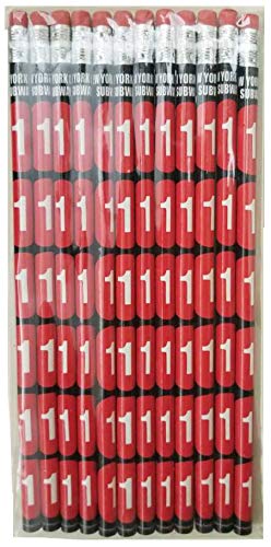 USA MTA Ride New York City Designed Pencils Perfect for Souvenir Gift (Red1)