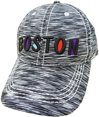 Embroidered Boston Stylish Cap | Fashionable Unisex Cotton Boston Baseball Cap Trucker Hat | Cap for Dad | Perfect Souvenir Gift for Men, Women & Kids