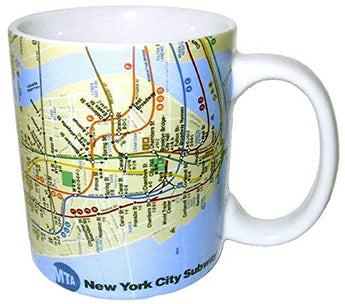 MTA of New York Unique Subway Map Souvenir Coffee Mug