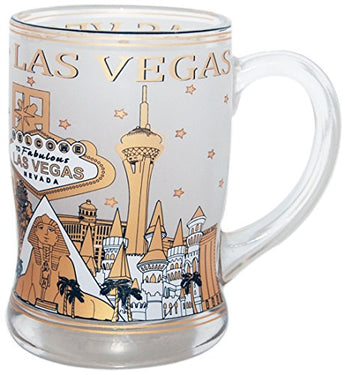 Collection of Designed Beer Mugs from Cities and States Across USA (Las Vegas)