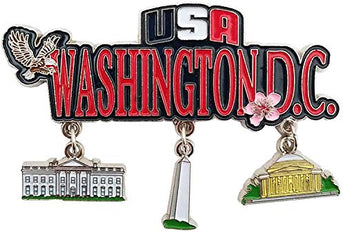 American Cities and States of Magnets (Washington D.C. Patriotic Magnet)