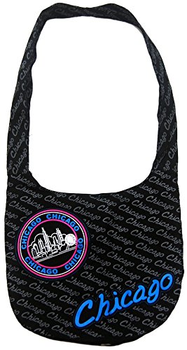 Chicago Repeat with Skyline patch LARGE Souvenir Designed Bag