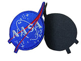 Classic NASA Patch with Hook and Loop for Team Morale (Size: 4.3"x 3.1"), Blue, Average