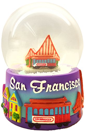 CityDreamShop San Francisco Golden Gate Bridge Souvenir Snow Globe