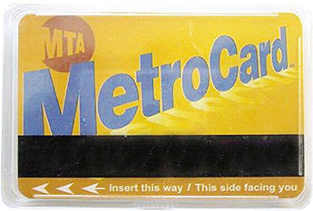 Collection of City and States Detailed Souvenir Playing Cards (New York Metro Card)