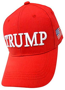 Donald Trump Keep America Great 2020 Hat in Bright Red with Embroidery on Both Sides