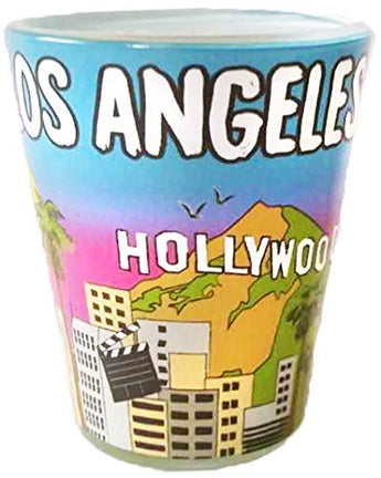Los Angeles California Designer Shot Glass of the beautiful valley and California Landscape