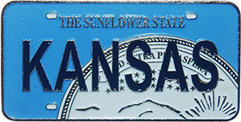 USA-States License Plate Magnets (Kansas)