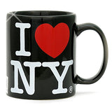 I Love NY Black 11 oz Coffee Mug, Microwave and Dishwasher Safe