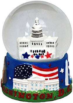 Collection of City and States Detailed 65mm Snow Globes (Washington)