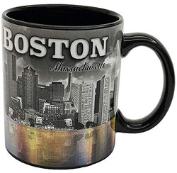 The City of Boston Massachusetts State Skyline Souvenir Long Lasting Durable Ceramic Coffee Mug
