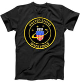 United States Space Force USSF Classic Logo T-Shirt Black XL