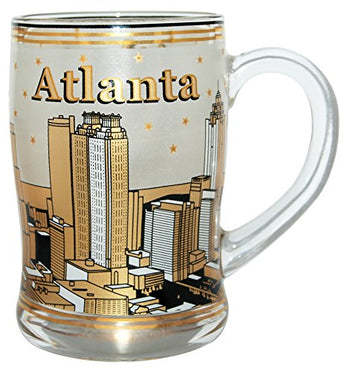 Collection of Designed Beer Mugs from Cities and States Across USA (Atlanta)