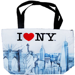I Love NY City Skyline Tote Bag