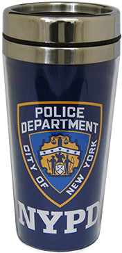 New York Police Department Steel Travel Mug