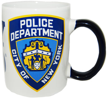 NYPD Official Shield 11 ounce White Coffee Mug
