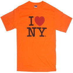 I Love NY Neon Orange T-Shirt