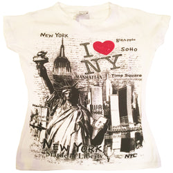I Love NY Shirt with Citys of NY