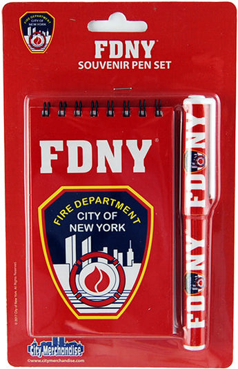 Fire Department of New York Notebook and Pen Set