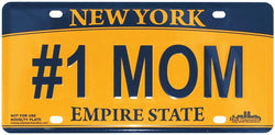 #1 Mom New York License Plate