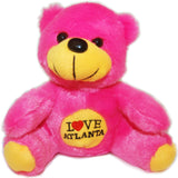 neon pink I love Atlanta bear