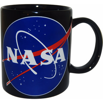 NASA 11oz Black Mug