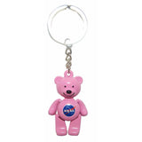 NASA Colorful Teddy Bear Keychain