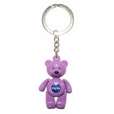 NASA Colorful Teddy Bear Keychain