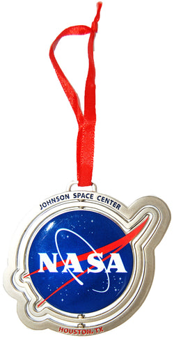 NASA Space Station Meatball Logo Spinning Christmas Decorative Ornament